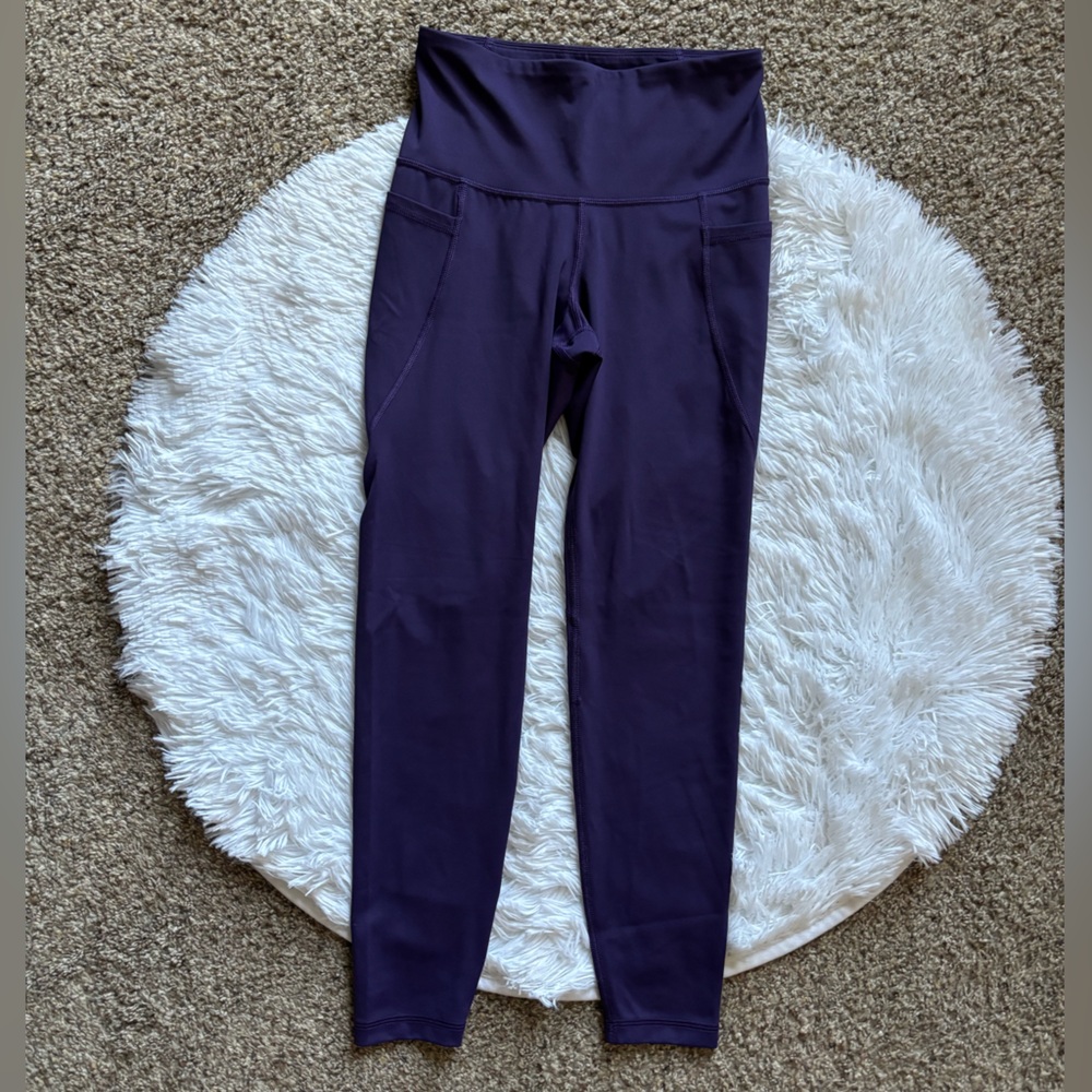 Old Navy Deep Purple High-Waist Leggings